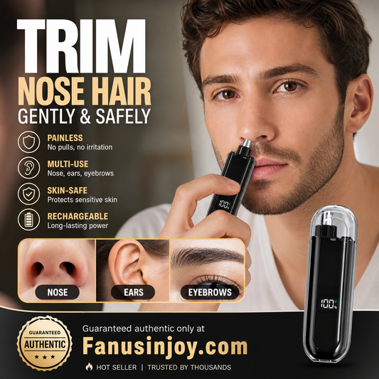 🔥Limited Special 50% OFF！👃🏻Don’t let unwanted hair ruin your look！Universal Multi-Function Digital Display Electric Nose Hair Trimmer