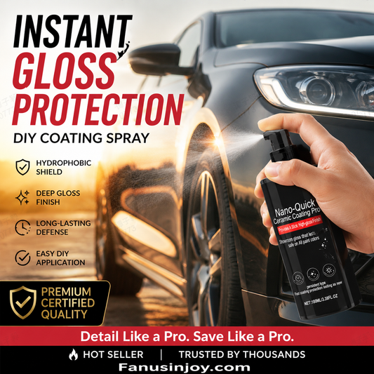 💥Buy three, get two free!🚗Give your car a fresh new lookQuick-Effect High-Gloss Car Detailing Spray