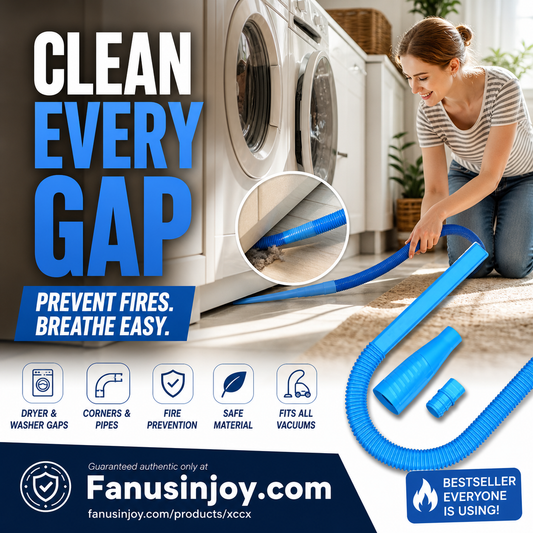 ✨Amazing 50% Off！💥Upgraded Vacuum Cleaner！🎁Gets into every crack and corner ✨Detachable Dryer Vent Cleaning Kit