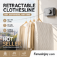 🔥Amazing 50% OFF! 🏡️Expand your home space anywhere. Place it wherever you want! Indoors Wall Mounted Retractable Clothesline