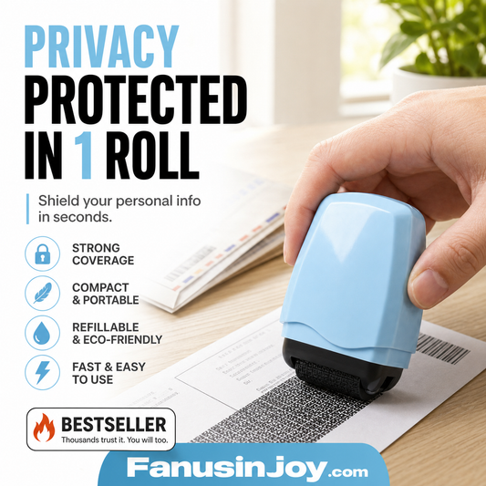 ⏳Limited-time 🎁 Buy 3 Get 2 Free ⏰Protect your privacy easily and effectively! Privacy Protection Roller Stamp👣