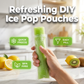 🧊✨ Self-Sealing Disposable Ice Cube Bags – 24-Cube Large Size, Food-Grade PE, Leak-Proof & Easy Tear Design – Fresh, Clean Ice Anytime! ❄️🍹