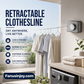 🔥Amazing 50% OFF! 🏡️Expand your home space anywhere. Place it wherever you want! Indoors Wall Mounted Retractable Clothesline