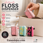 🦷50% OFF Recommended by Dentists！✨Automatic Pop-Up Dental Floss Storage Dispenser，Just Press & Pop, Hygienic Storage. Great Gift For Oral Care Lovers! 💝😁✅
