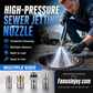 🔥Limited Time 50% OFF！🩺Chemical formula reagent, unclog blockages in one click！🔧High-Pressure Rotating Sewer Jetting Nozzle