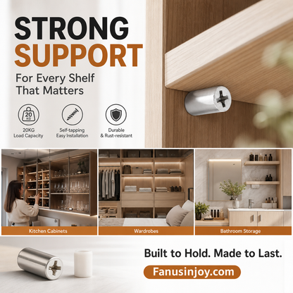 🔥Hot selling now！🔩 Self-tapping Screws Cabinet Laminate Support - 200 PCS with 5 Sizes for Easy Furniture Assembly 🛠️📦