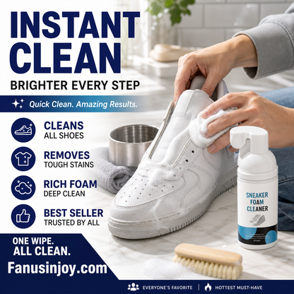 💥Surprise 50% Off! 🔮Is this magic? 👟White shoes clean with one wipeWater-free Instant Sneaker Cleaner