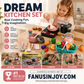 ✨️50% surprise discount！🎉Prices start from only £12.99！👨‍🍳Let your little ones become young chefs！Pretend Play Kitchen Toy Set