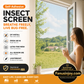 📢📢Limited Time 50% OFF! 🌏Suitable for All Seasons! 🦟⛰Enjoy Wide Vision While Keeping Insects Away!⏰Self adhesive mosquito proof screen window net