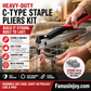 🔥Limited Time 50% OFF！🛠️Finish heavy workloads in one second！Heavy-Duty C-Type Staple Plier for Cage Assembly