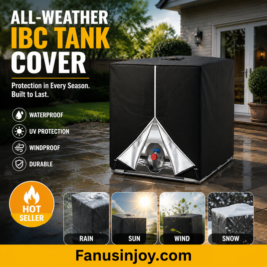 🔥Limited time 50% OFF! Safeguard your water quality! 💦Waterproof Outdoor IBC Tote Cover
