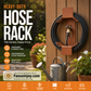 🎉🎉Amazing 50% OFF!  👩🏻‍🌾2-in-1 Decor & Storage！🏡Get rid of messy long water pipes！Wall Mounted Iron Garden Hose Holder