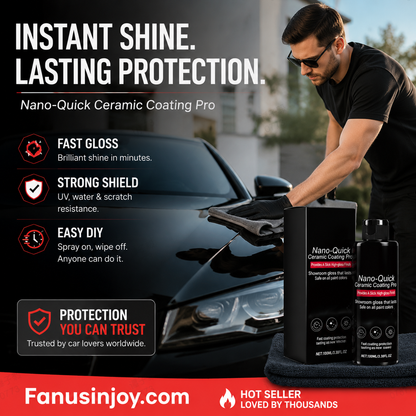 💥Buy three, get two free!🚗Give your car a fresh new lookQuick-Effect High-Gloss Car Detailing Spray