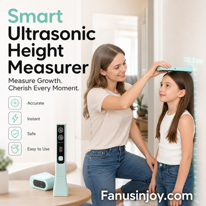🔥50% off limited time！👧 Millimeter-level precise measurement, make measuring fun！👦Portable Ultrasonic Height Measuring Device