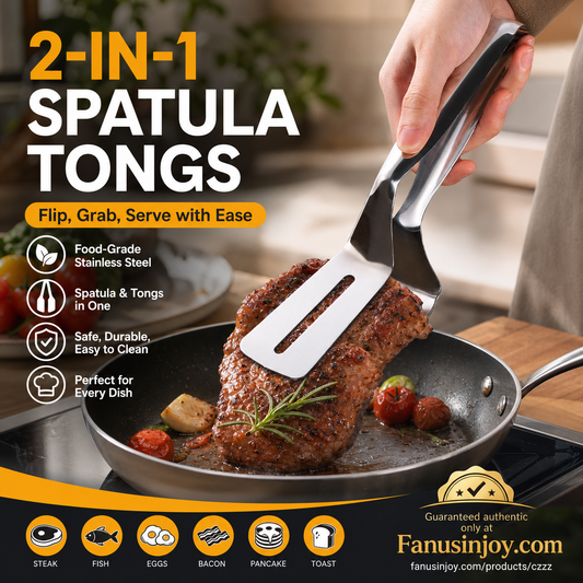 ✨️Limited Time 50% OFF! 🔥Over 100,000 Sold！👩‍🍳Kitchen Gadget Favored by Star Chefs！🍴Stainless Steel Barbecue Clamp