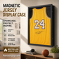 🏀 Best display! ✨️Make all your friends envy you! Wooden Jersey Display Frame with Magnetic Door