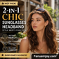🔥Limited Time 50% Off! 😎New trendy fashion item! Creative Comb Frame Square Sunglasses