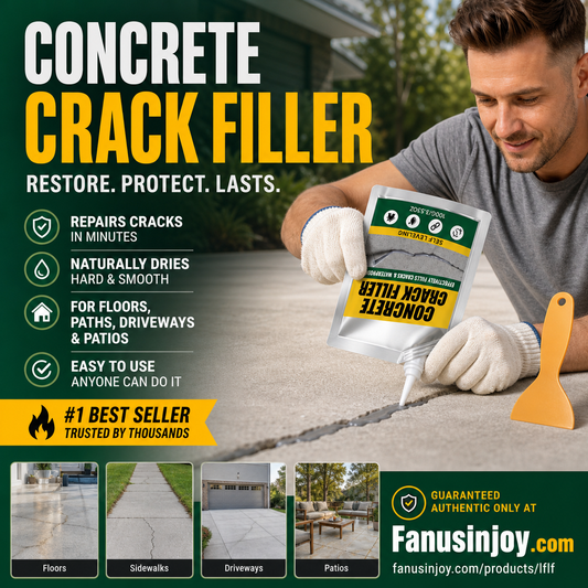 🔥Limited Time 50% OFF！🧱Repair in one click and make items look brand new！✨️Waterproof Concrete Crack Filler & Sealant