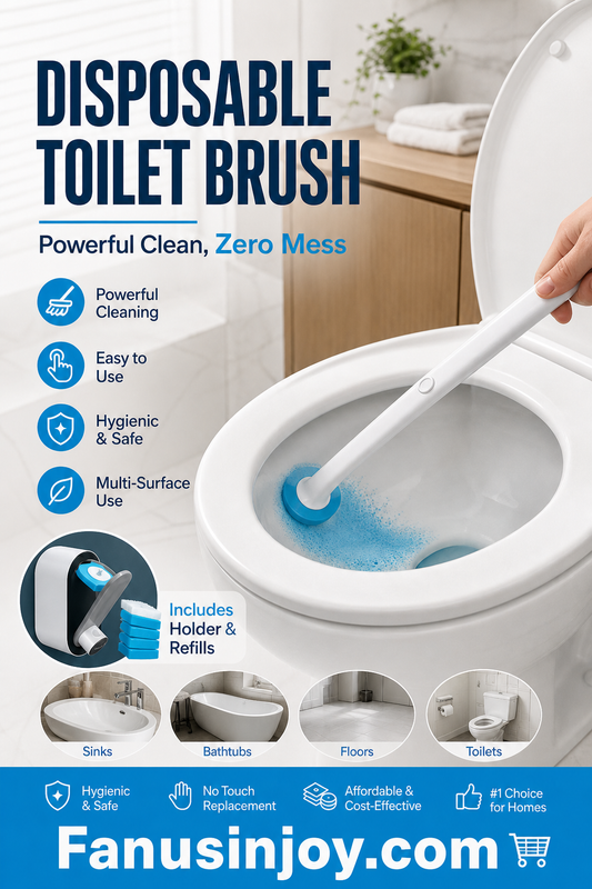 🔥Limited Time 50% Off! 🚽Say goodbye to dirty toilet stains-- Disposable Toilet Brush