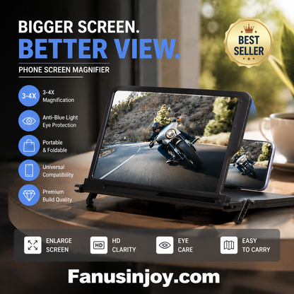 🔥Come and enjoy your visual feast! 🎬Portable Mobile Phone Screen Magnifier