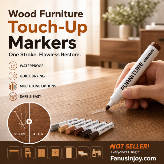 🔥Limited Time 50% Discount！✏Restore all wooden items in one go！🪑Wood Furniture Touch-Up Markers