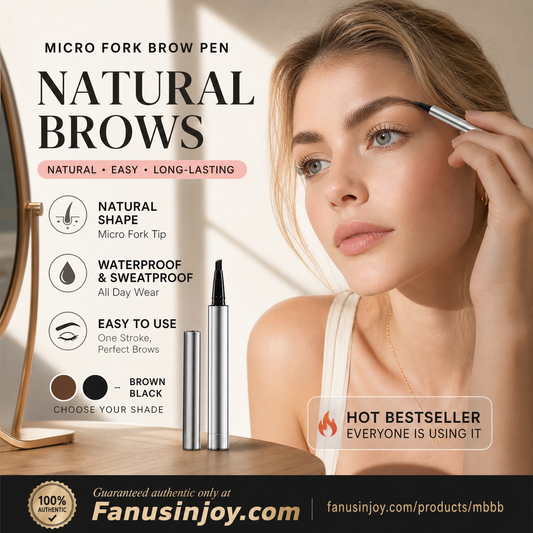 💞HOT SALE -BUY 1 GET 1 FREE！👩🏻‍🏭Recommended by beauty influencers! 💃🏻Waterproof, sweat-resistant and long-lasting makeup！Waterproof Eyebrow Pen with Micro-Fork Tip💧