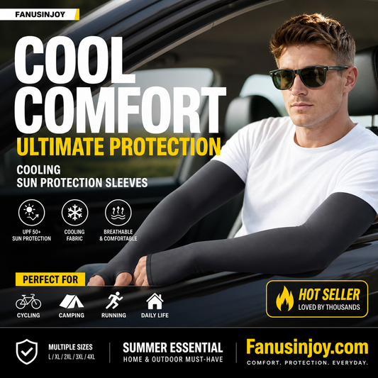 ✨️Limited time 50% off! 🔥Over 100,000 sold! ❄️Enjoy cool summer!  Cooling High-Elasticity Arm Sleeves