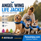 🔥Limited time 50% off！🐕Reflective Angel Wings Dog Life Jacket ✨ Safe swimming for your furry friend