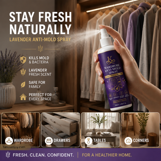 💥Explosive discount！Mold, go away! Keep it clean!Wardrobe Anti-Mold Spray Moisture Control Closet Deodorizer