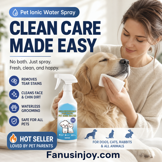 🔥Surprise 50% off！🐈🐕Give your furry friend a brand-new look！🐇Pet Ionic Water Spray for Tear Stains