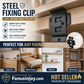 🎉🎉Limited time 50% off！🔩Tiny clips with incredible strength！2-in-1 Locking Insert Shelf Brackets