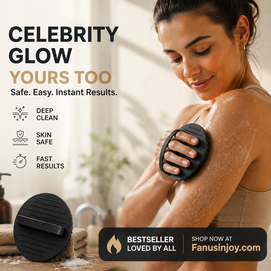 💃The secret to the smooth skin of female celebrities！Deep Exfoliating Bath Scrubber