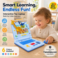 🔥Limited Time 50% Off！👧Educational toys to boost kids' thinking skills！🖥️Interactive Simulation Toy Laptop