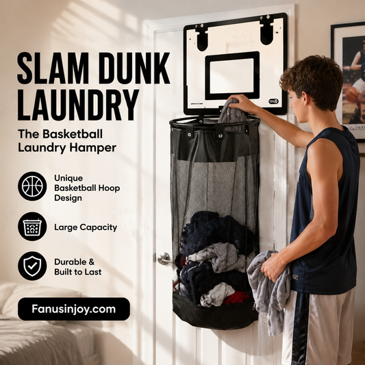 🔥Limited time sale! You’ll love this laundry hamper!🏀Over-the-Door Basketball Laundry Hamper