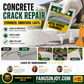 🔥Limited Time 50% OFF！🧱Repair in one click and make items look brand new！✨️Waterproof Concrete Crack Filler & Sealant