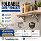 🥳2026 HOT SALE🥳💞50K+ SOLD!💥🛋️📚 Fold in a Second, Declutter Instantly! Multi-use Bracket for a Tidy Kitchen/Study 50% OFF🧱✨