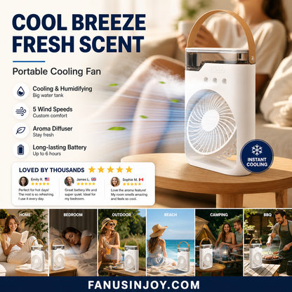 💥50% OFF! ❄️Enjoy a cool, non-dry summer all season long!Multi-Functional Portable Air Conditioner
