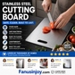 🔥Limited Time 50% OFF! 🔪Keep food safe and stop bacteria from growing! Stainless Steel Household Thickened Anti-Mould Cutting Board