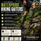 🔥Limited‑time 50% Off！🏕️Must‑have for outdoor lovers！💦Waterproof, dirt‑resistant and 🐍protects against snakes 🕷🦂insects 🐜rats and leeches 🔥Waterproof Hiking Gaiters for Outdoor Adventures
