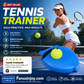 ⏰🔥LIMITED TIME 50% OFF! 🎾 Portable Solo Tennis Trainer Rebounder – Improve Your Game Anywhere, Anytime 💪✨