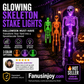 👻50% Off For Halloween! 💀Best Decorations For Spooky Ghost Vibes!🎃💡 Solar Skeleton Stake Lights – Glow In The Dark, Solar Powered, Easy To Install. Ideal For Haunted Yard, Porch & Walkway! 👻🪦✅