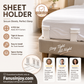 ✨️Amazing 50% Off！🔥🛏️Never worry about messy bed sheets again！🛏️Bed Sheet Holder