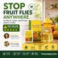 🔥Amazing Discount! 🕸️Get rid of annoying mosquitoes and fruit flies! Indoor and Outdoor Hanging Fly Trap