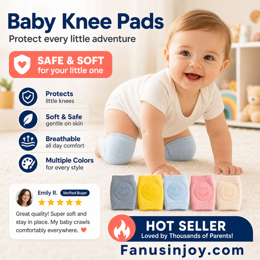 🏆 Last Day Special Offer! 🔥Buy 3 Get 2 Free😉Baby Anti-Fall Knee Pads