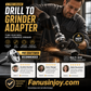 🏭Factory Special 🔥50% Off！🛠️Faster, smoother and easier to use！Heavy Duty Drill to Angle Grinder Adapter