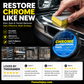 🔥Hot-selling product-🚗The rust stains really do affect the appearance！Car Chrome Restoration Paste