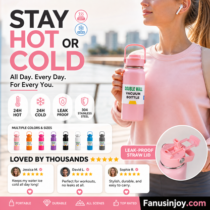 💥Limited Time 50% Off! ❄️Portable heat preservation you can hold! 🔥Premium Stainless Steel Insulated Tumbler