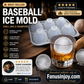 🎁Unit price as low as £9.99！🧊🥃Must‑have cooling gadget for summer！⚾️Baseball Sphere Ice Cube Mold❄️