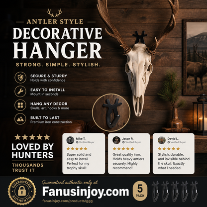 🚨Limited Time 50% Off 🎄🦌Christmas European Mount Skull Wall Hanger Hook