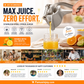 ⚡【Stainless Steel Juicer】— 57% OFF Flash Sale! Blend a “Vitamin Tornado” in 30 Seconds! 🍹🔥